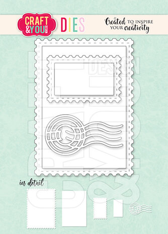 Craft & You Snijmal ATC Frame with Stamp
