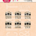 Craft & You Clear Stempel Mini Camera's set