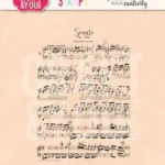 Craft & You Clear stempel Music Notes