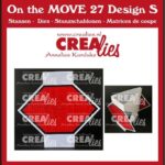 **-50%**Crealies on the MOVE Design S Drieh. kaart halve diag. vierkanten CLMOVE27