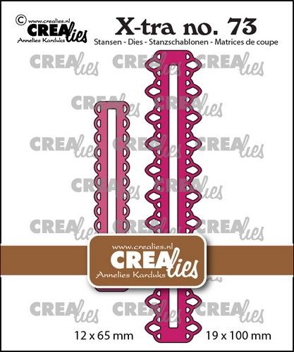 Crealies Xtra Cadeaukaart openingen B CLXtra73 12×65 – 19×100 mm