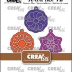 Crealies Xtra Charms D: bloemen CLXtra72 32x37 mm - 31x39 mm