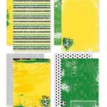 **-50%** Dutch Doobadoo Papier set Kick it!12 vel A4