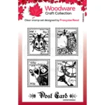 Clear stempel - Mini Postage Stamps - Woodware