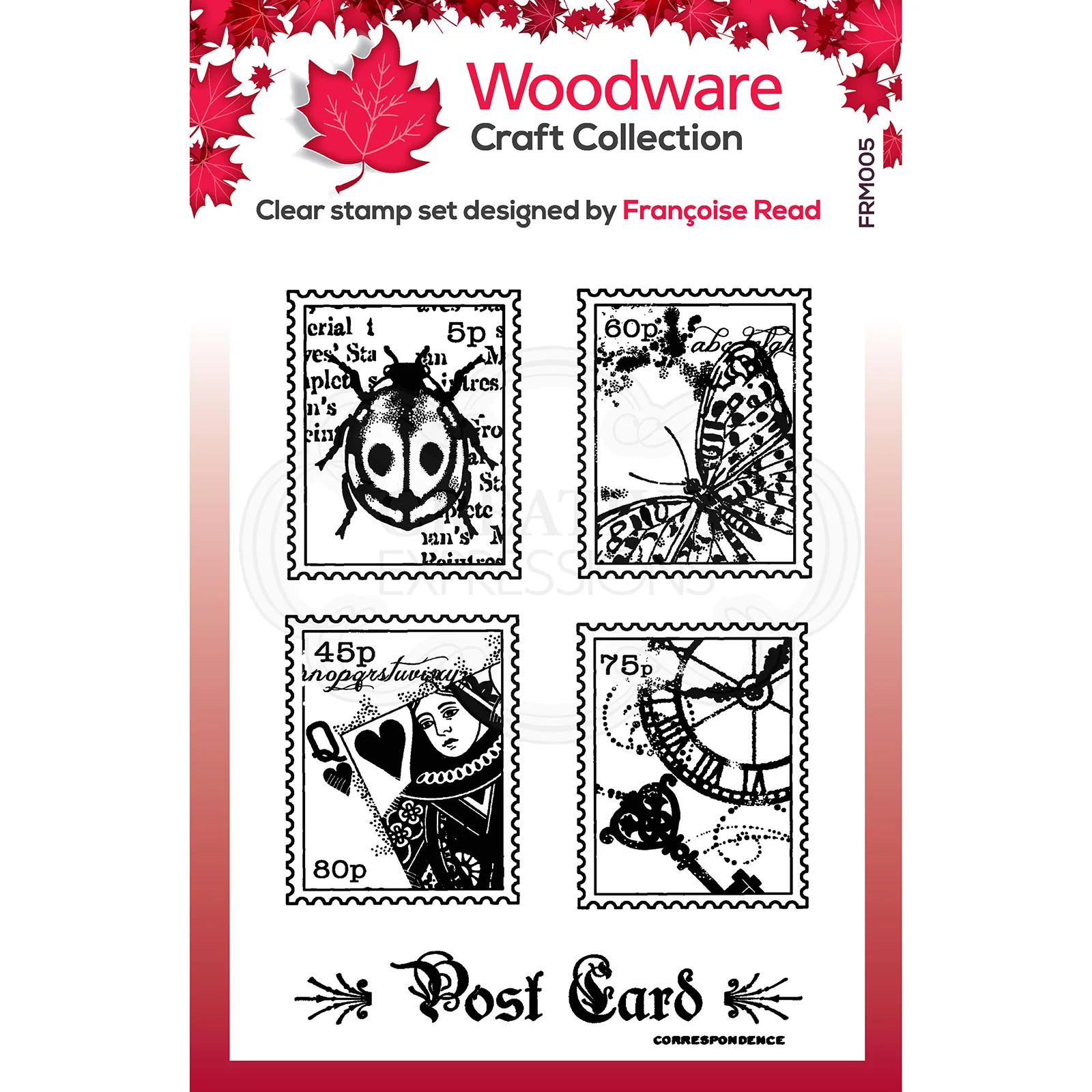 Clear stempel – Mini Postage Stamps – Woodware