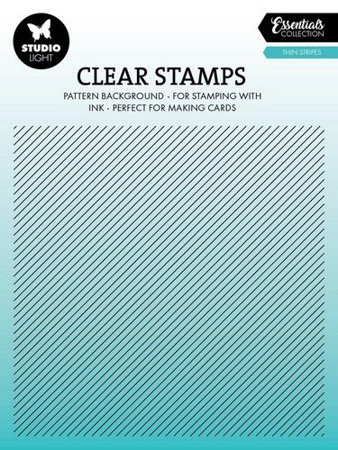 Studio Light Clear stamp Thin stripes Essentials nr.630 SL-ES-STAMP630