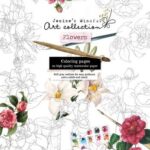 Studio Light Coloring paper pad 10x2 flowers Essentials nr.159 JMA-ES-CPP159