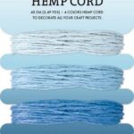 Studio Light Hemp Cord Shades of blue Consumables nr.09 SL-ES-RIB09