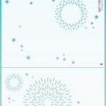 Studio Light Mask Stencil Fireworks Sweet Stories nr.267 SL-SS-MASK267