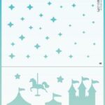 Studio Light Mask Stencil Park Silhouette Sweet Stories nr.268 SL-SS-MASK268