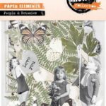 Studio Light Paper elements People & botanics Grunge Coll. nr.09 SL-GR-PE09