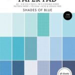 Studio Light Pattern paper pad Shades of blue Ess. nr.165 SL-ES-PPP165