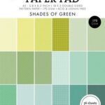 Studio Light Pattern paper pad Shades of green Ess. nr.164 SL-ES-PPP164