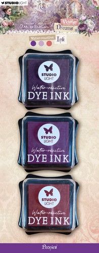 Studio Light Water-reactive Ink Pads Peonies Vict. Dreams nr.26 JMA-VD-INKP26