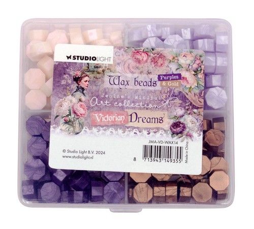 Studio Light Wax Beads 4 colors Purple Vict. Dreams nr.14 JMA-VD-WAX14