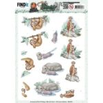 3D Push Out - Yvonne Creations - Young and Wild - Sloth