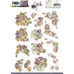 3D Knipvel - Precious Marieke - Colourful Pansies