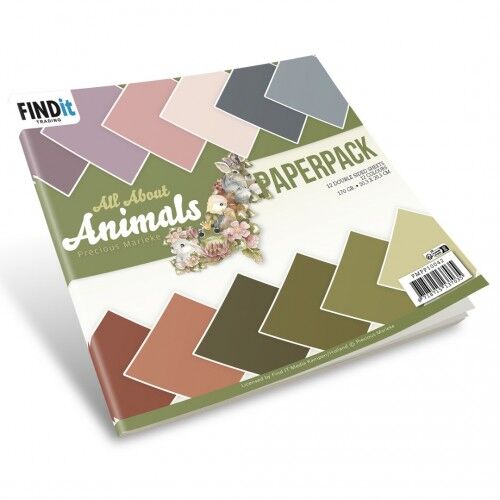 Paperpack – Precious Marieke – All About Animals – Solid Colours