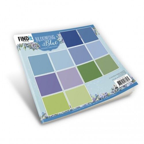 Paperpack – Yvonne Creations – Blooming Blue – Solid Colours