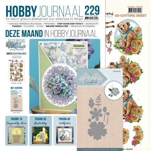 SET Hobbyjournaal 229 + Die CDECD0146 Structure Flower