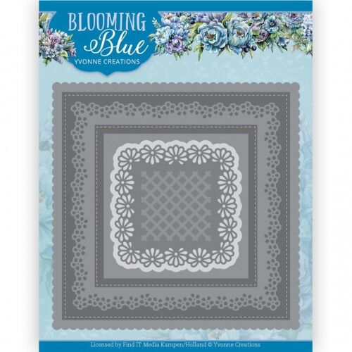Dies – Yvonne Creations – Blooming Blue – Blooming Square