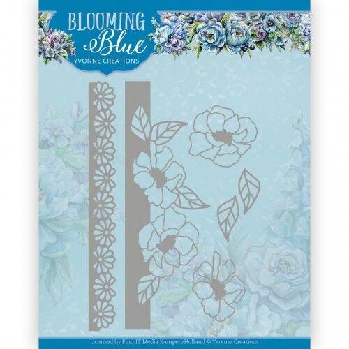 Dies – Yvonne Creations – Blooming Blue – Blooming Borders