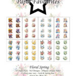 floral spring - paper favourites PFA128