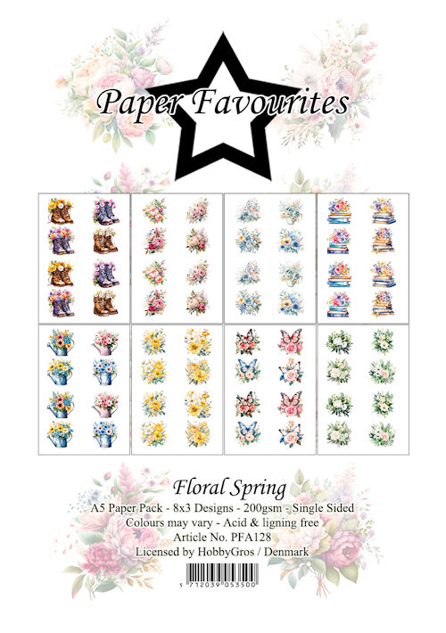 floral spring – paper favourites PFA128