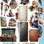 Extras to Cut Set – Mix – Hey, Dude!,15,75x30,5cm, mirror print, 250 gsm