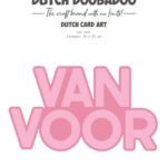 Dutch Doobadoo Card Art van voor A5 (NL) 470.784.297