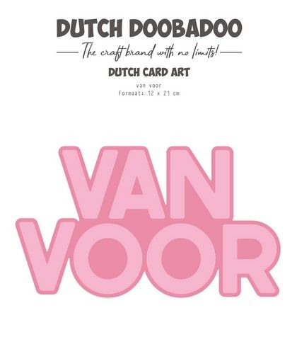 Dutch Doobadoo Card Art van voor A5 (NL) 470.784.297