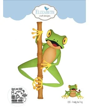 freddy the frog – elizabeth craft designs – 2125