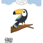 teddy the toucan - elizabeth craft designs - 2126