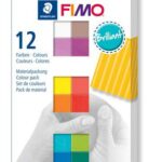 Fimo soft colour pack 12 brilliant colours 8023 C12-2  / 12x25gr