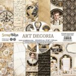 ScrapBoys Art Decoria paperpad 12 vl+cut out elements-DZ SB-ARDE-10 250gr