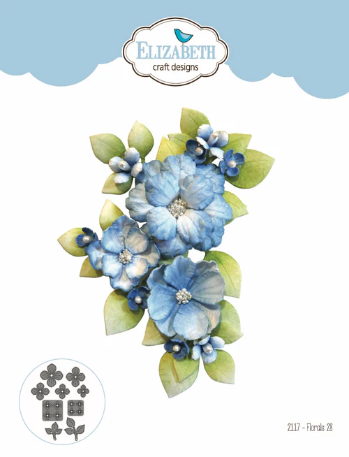 Snijmallen –  Florals 28 – 2117 – Elizabeth craft Design