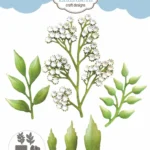 **50%**Snijmallen -  Floral Greenery 2 - 2118- Elizabeth craft Design