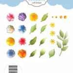Snijmallen - Mini Florals 2 - 2124 - Elizabeth craft Design