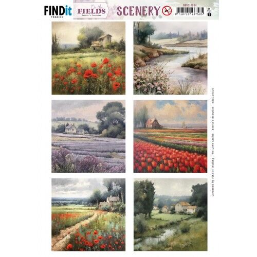 Scenery Push out – Berries Beauties – On the Fields – Square