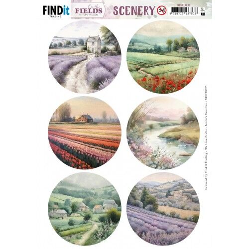 Scenery Push out – Berries Beauties – On the Fields – Round