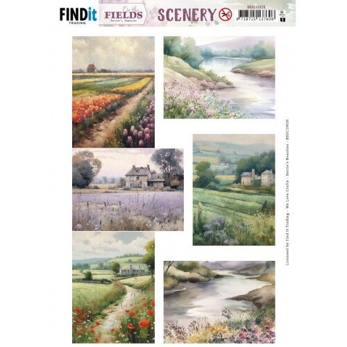 Scenery Push out – Berries Beauties – On the Fields – Rectangle