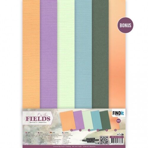 Linen Cardstock Pack – Berries Beauties – On the Fields – A4