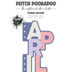 Dutch Doobadoo Card-Art Planner stencil April A5 (NL)