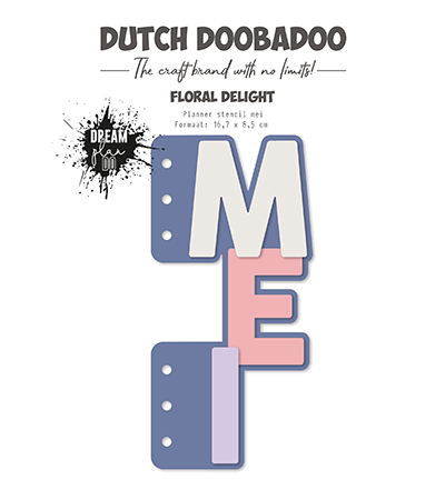 Dutch Doobadoo Card-Art Planner stencil Mei A5 (NL)
