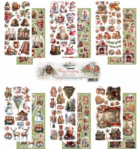 Extra’s to Cut Set 30,5 x 15,5cm Merry Christmas – Art of Alchemy