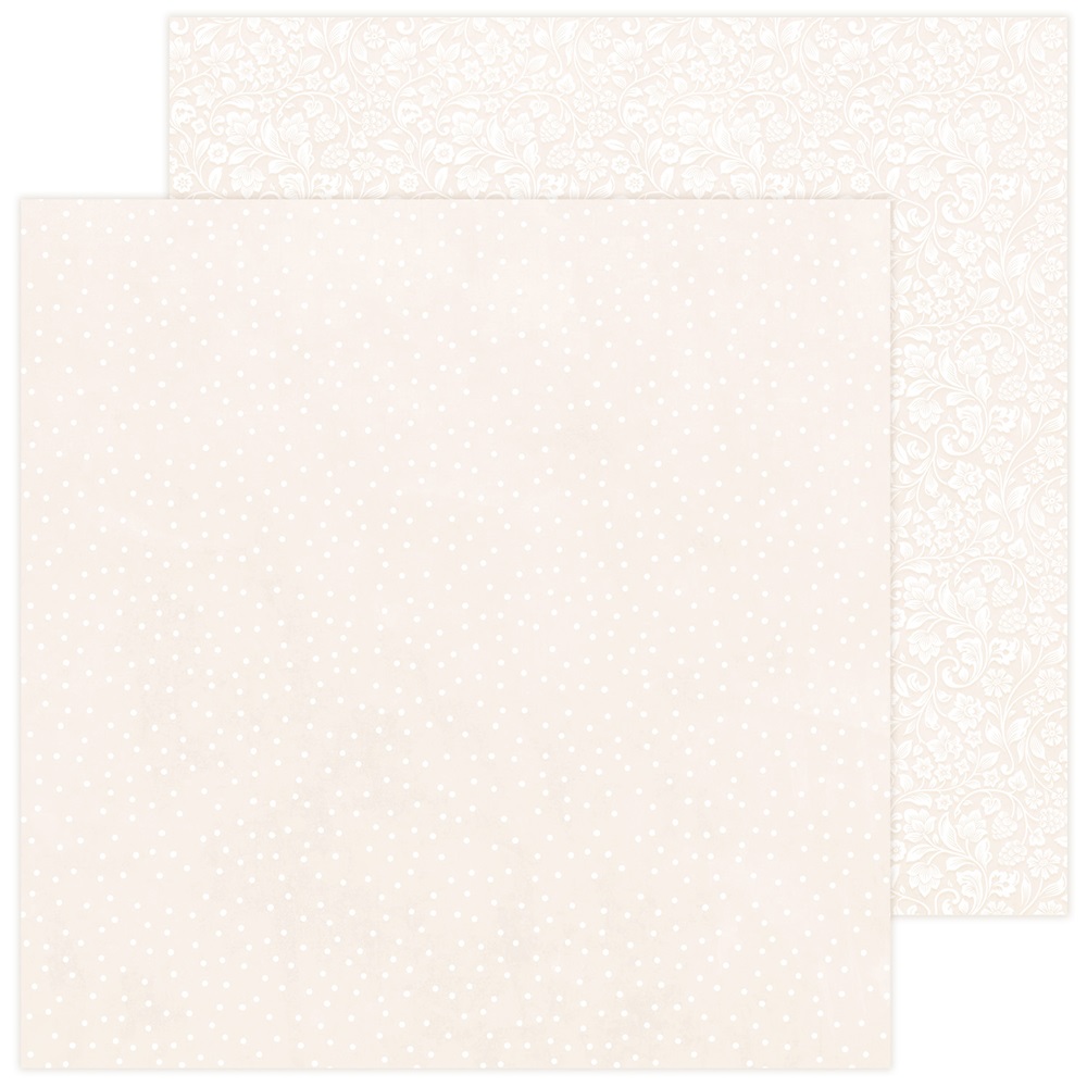 Double-sided paper Pink Back To Basic 01, 250 gsm