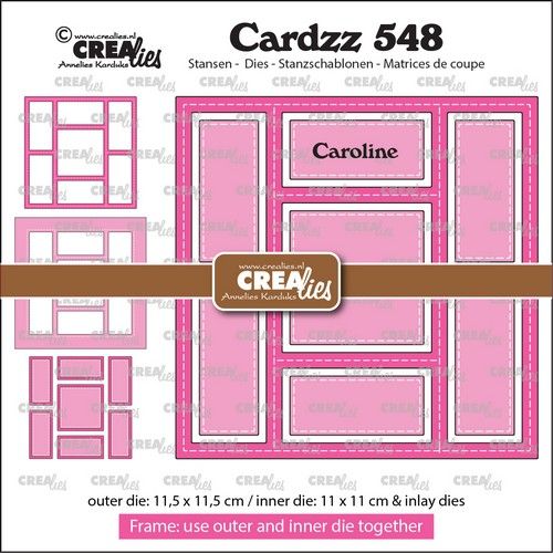 Crealies Cardzz Frame & Inlays Caroline CLCZ548