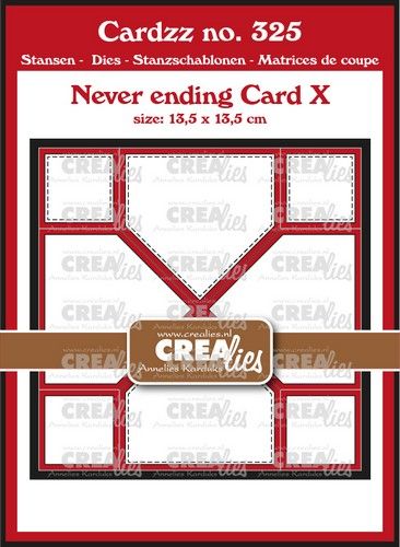 Crealies Cardzz Never ending card X CLCZ325