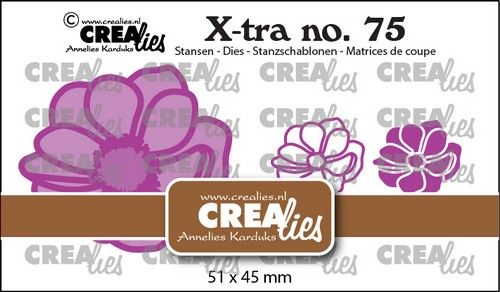 Crealies Xtra Anemoon klein CLXtra75