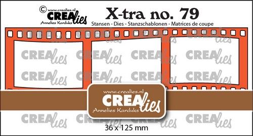 Crealies Xtra Filmstrip golvend horizontaal CLXtra79